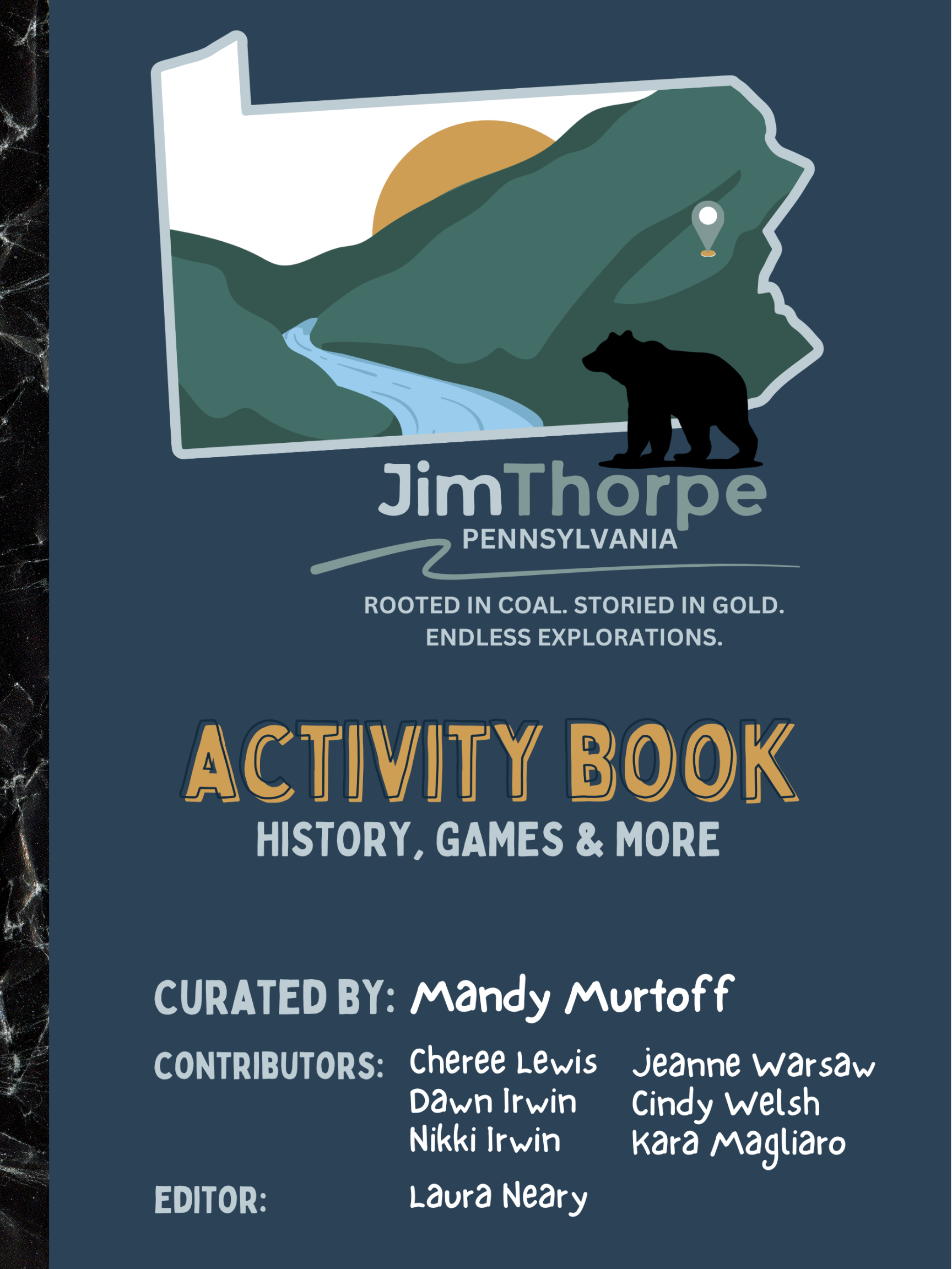 Jim Thorpe Pennsylvania Activity Book by Mandy Murtoff