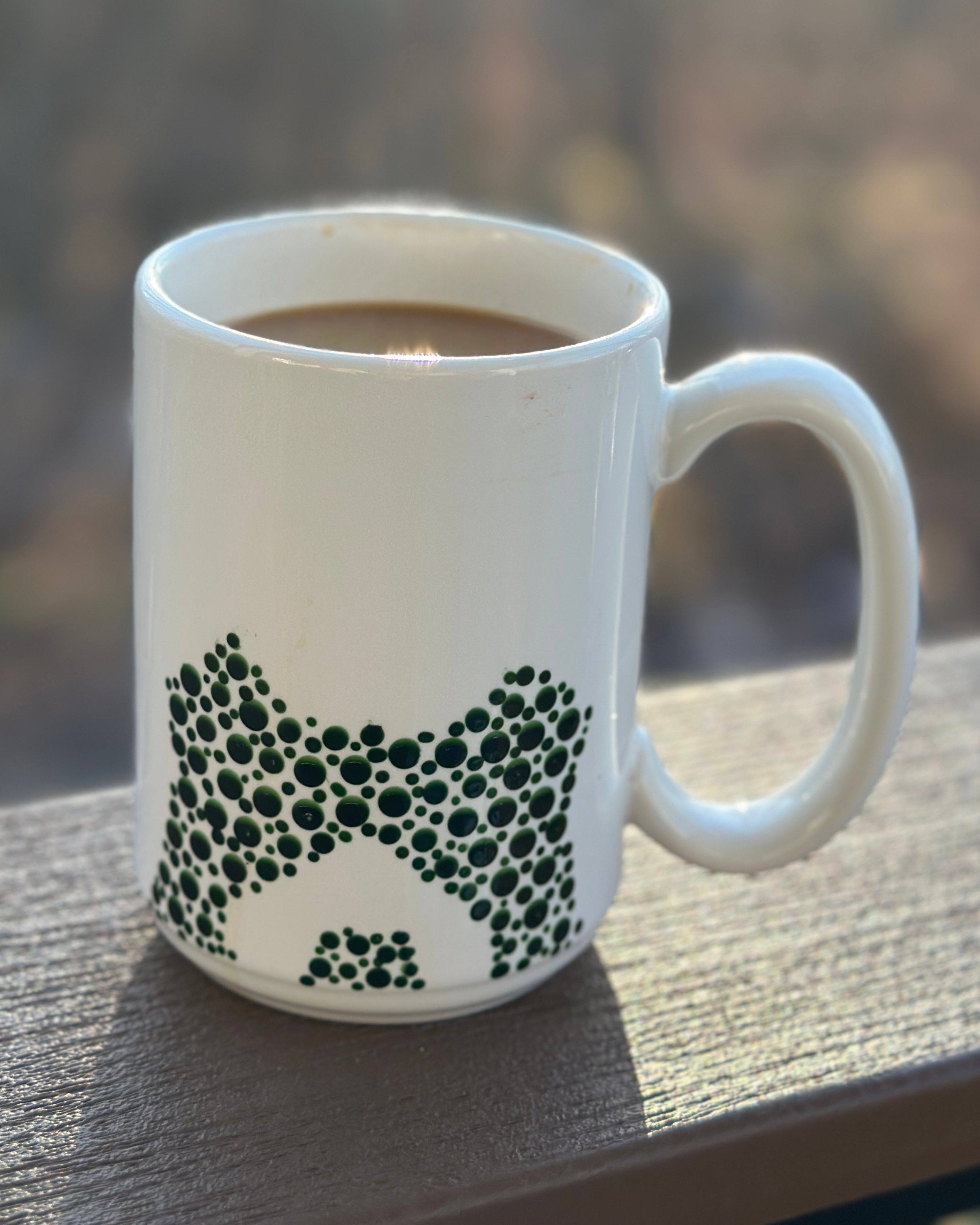 PoconoJo's hand-painted bear mug